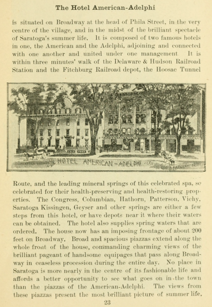 HISTORY The Adelphi Hotel